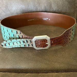 Genuine leather waist belt